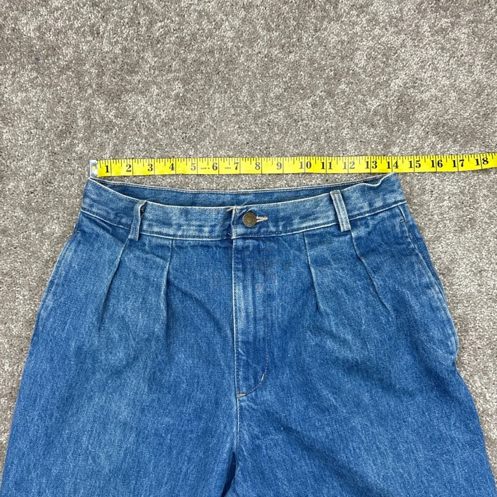 Vintage 70s Calvin Klein Pleated Straight Leg Jeans Size 31 (Fits 28x32)‎